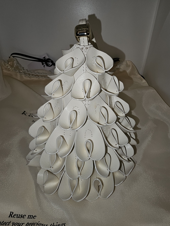 kate spade Handbags - Kate Spade Cream Sculptural Petal Tree Wristlet NWT And Dustbag